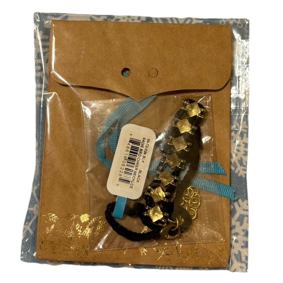 NEW Shiraleah Anthropologie black Sadie braided chocker necklace NWT - Picture 4 of 5